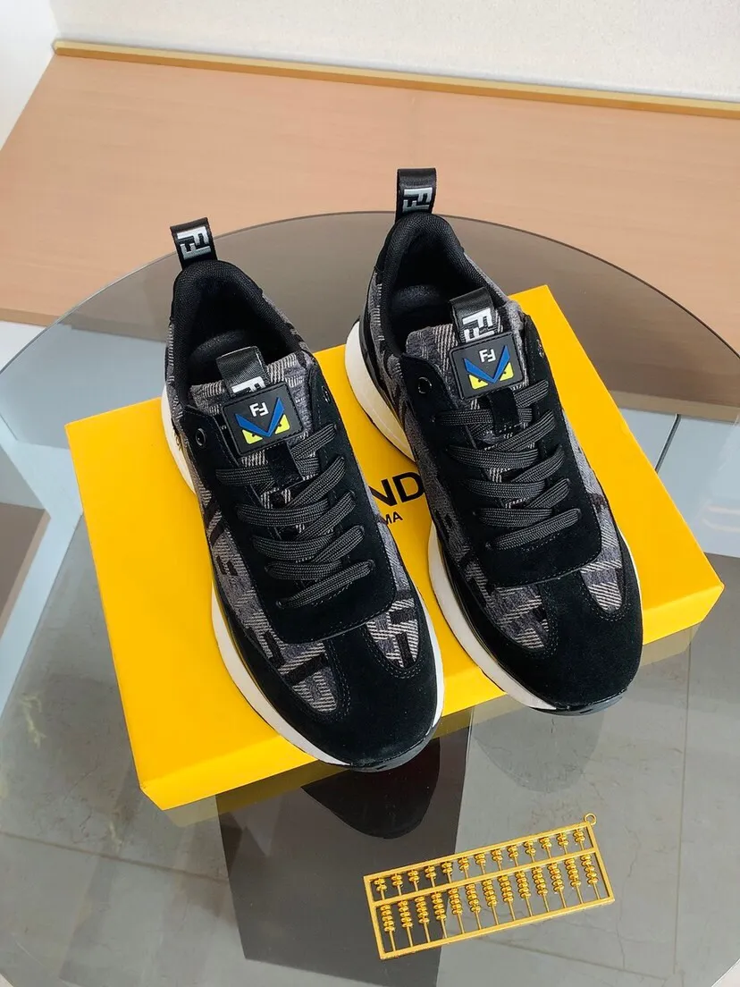 Factory price 442 (fendi) New style casual 👊🏻 upper 🇮🇹 imported cowhide fabric 🇩🇪 lining imported breathable mesh lining. The original outsole is molded to reflect the identity of every man, and the upper foot is stable and elegant🚶🏻🚶🏻High-end customized original version📯No matter the wind or rain, the shoe last remains unchanged and can withstand the verification of time🔍️,🔵 Size: 38-44